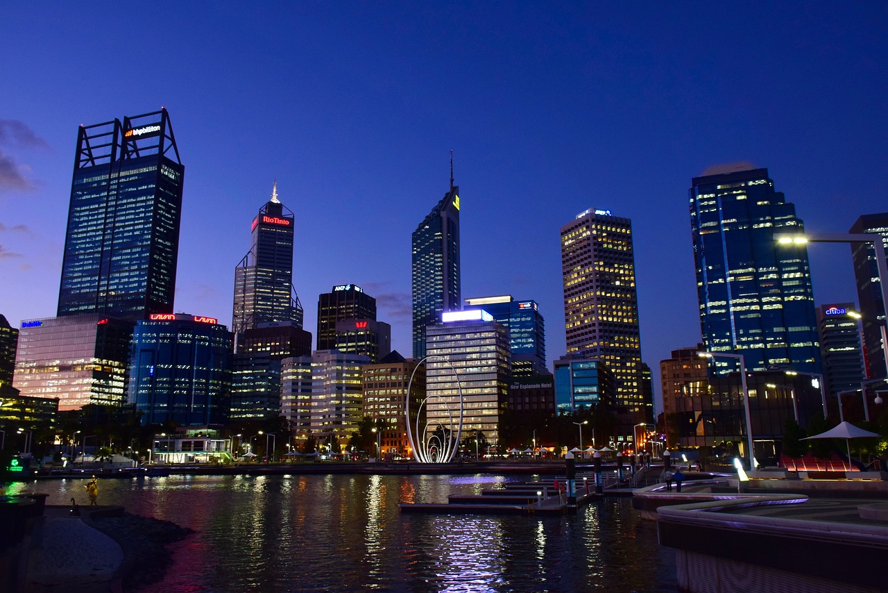 buildings skyline coast perth 1368337