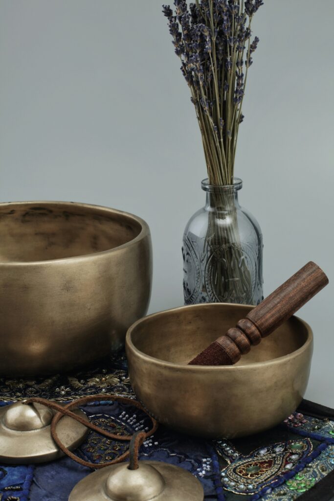 Tingsha cymbals & old singing bowls